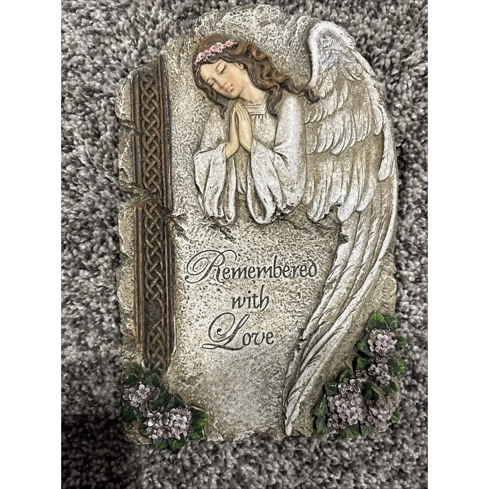 Napco Remembrance Plaque With Two Hangers In Back, memorial remembrance token